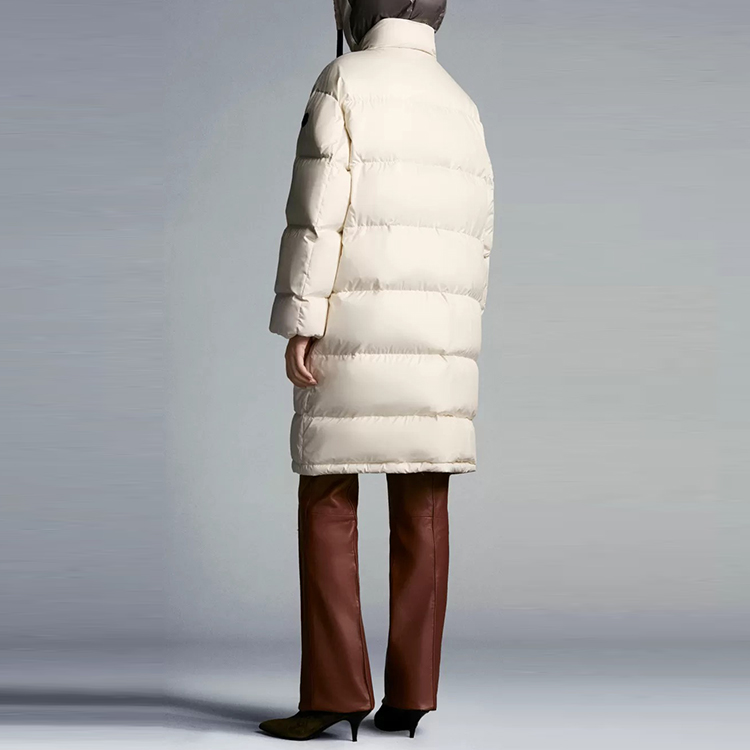 (Women) Moncler FW21 Logo Hooded Down Jacket Cream White. G20931C00035595JG035 圖 4