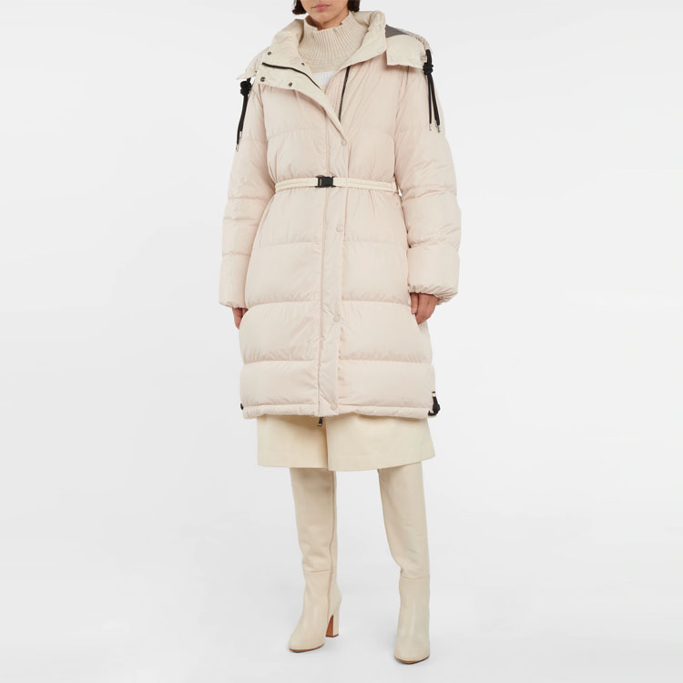 (Women) Moncler FW21 Logo Hooded Down Jacket Cream White. G20931C00035595JG035 圖 5