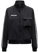 (Women) Moncler FW21 Matte Nylon Ribbed Knit Solid Jacket Black G209U2F000025499N999 (Women) Moncler FW21 Matte Nylon Ribbed Knit Solid Jacket Black G209U2F000025499N999