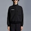 Shop (Women) Moncler FW21 Matte Nylon Ribbed Knit Solid Jacket Black G209U2F000025499N999