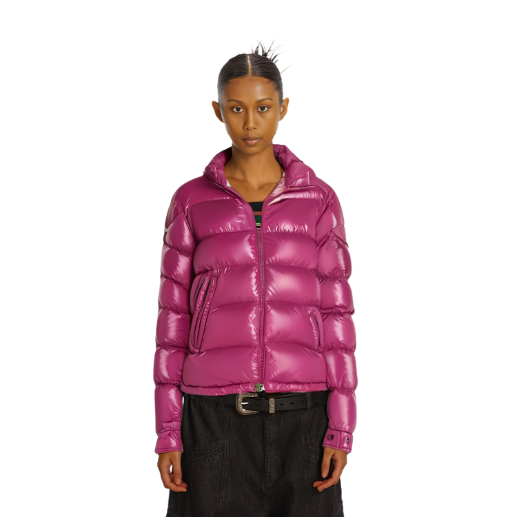 (Women) Moncler FW21 Purple Detachable Logo Zipper Down Jacket. 1A0008468950550 圖 11