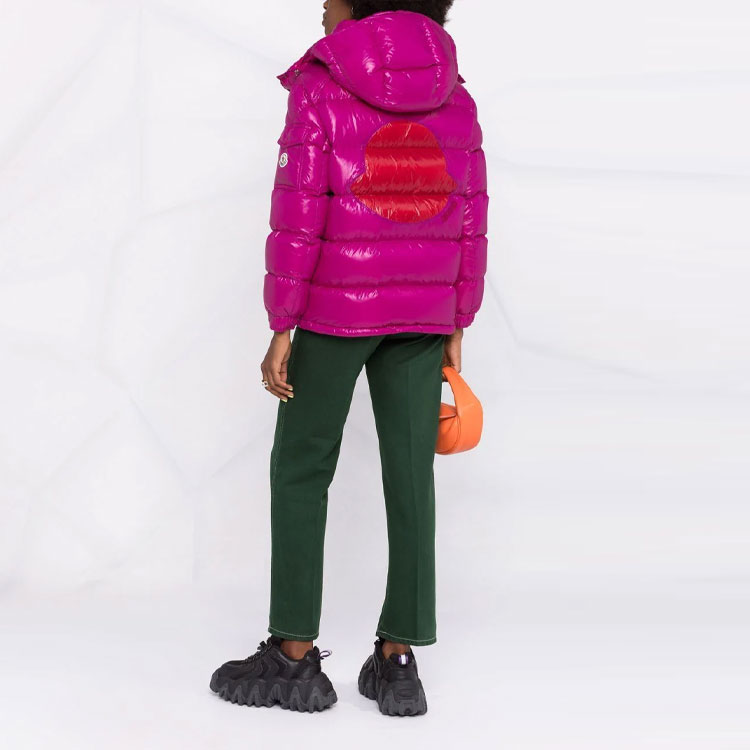 (Women) Moncler FW21 Purple Detachable Logo Zipper Down Jacket. 1A0008468950550 圖 7