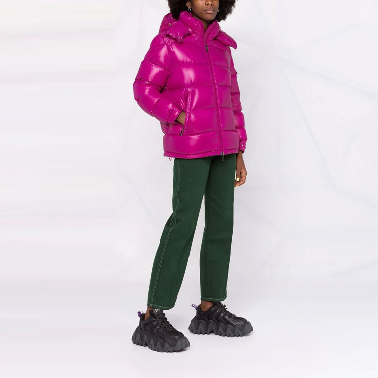 (Women) Moncler FW21 Purple Detachable Logo Zipper Down Jacket. 1A0008468950550 圖 8