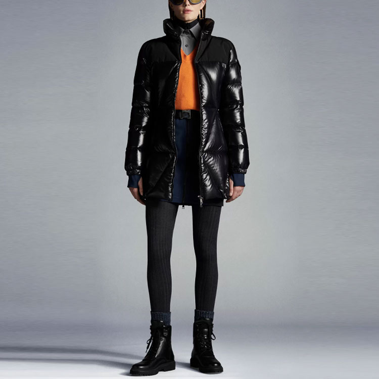 (Women) Moncler FW21 Quilted Long Nylon Down Jacket Black. G20931C0002768950999 圖 3