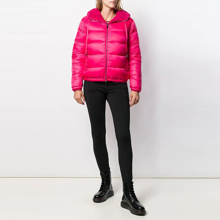 (Women) Moncler FW21 Reversible Hooded Padded Jacket Rose Pink 4640210C020752H 圖 3