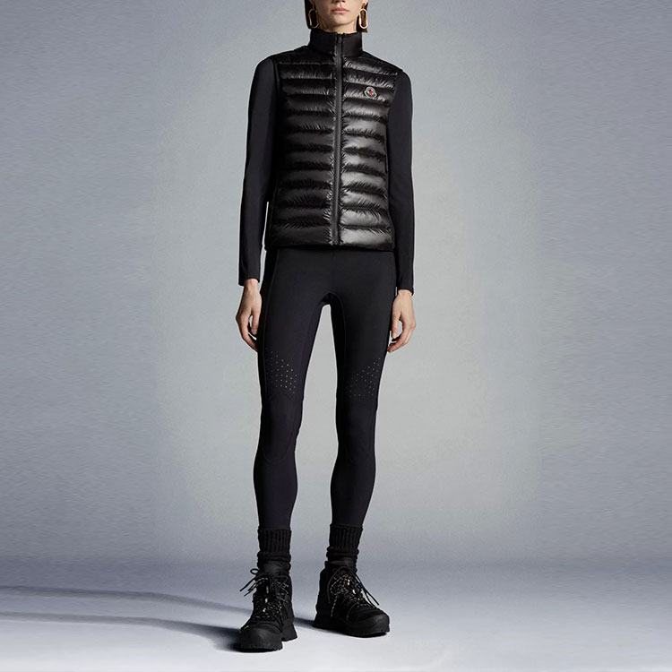 (Women) Moncler FW21 Spicules Logo Down Vest Black. G20931A00123539WF999 圖 3