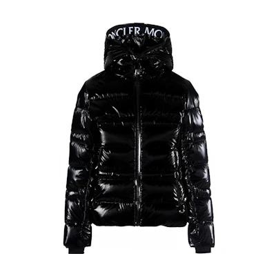 (Women) Moncler FW21 Tharon Black Hooded Down Jacket Winter Short Coat. 1A0001953A3H999