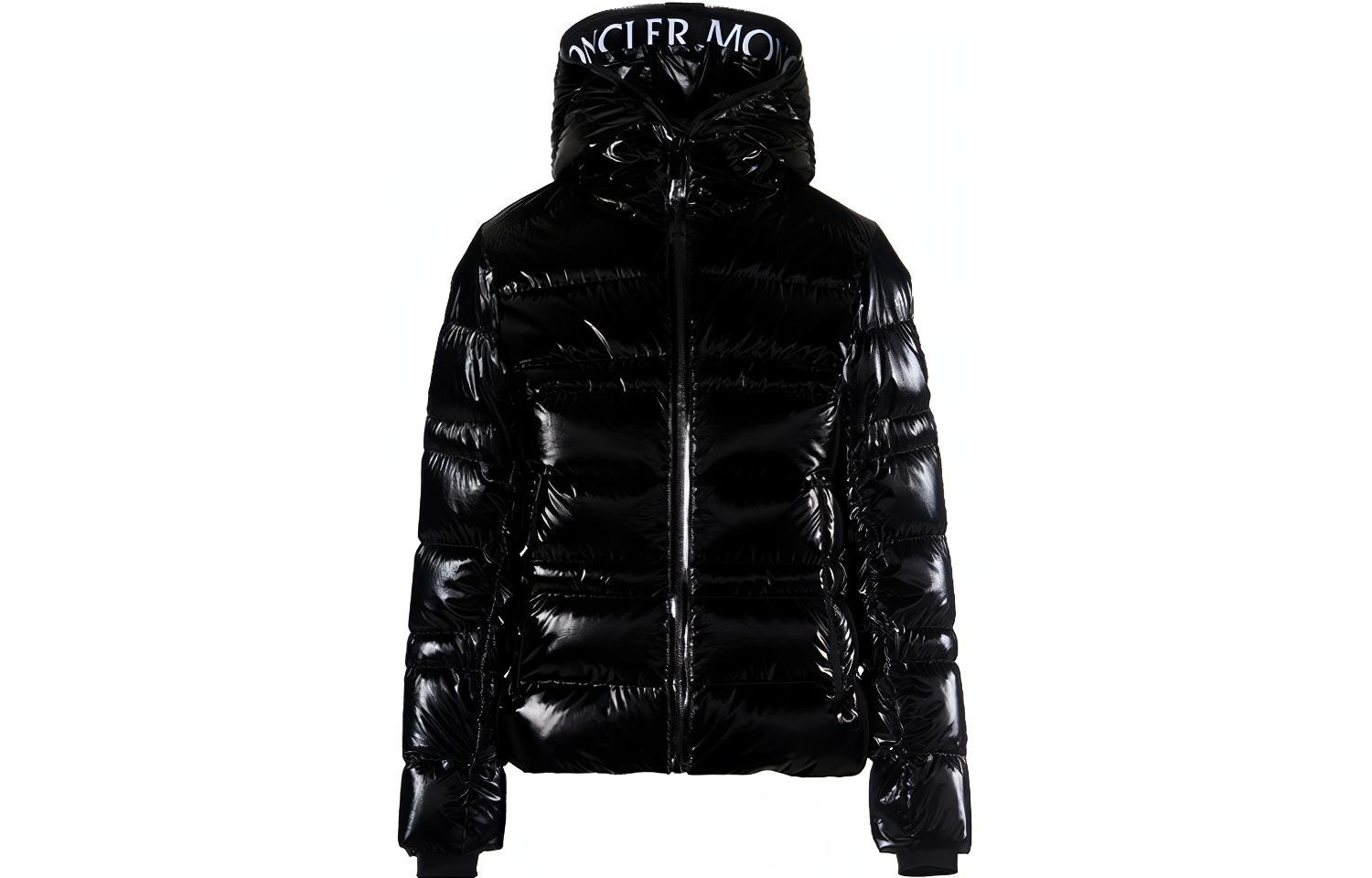 Order (W) Moncler FW21 Tharon 黑色連帽羽絨外套 冬季短款大衣 1A0001953A3H999