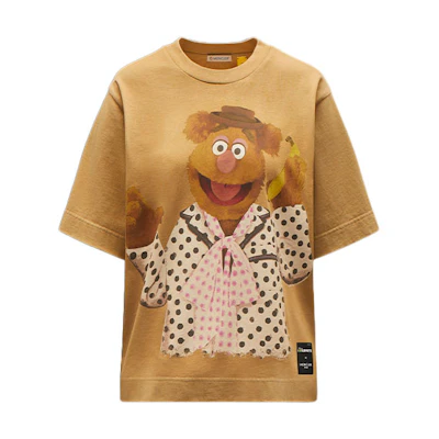 (Women) Moncler FW21 The Muppets Graphic Crewneck T-Shirt Beige G20948C00003829JS220