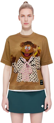 (W) Moncler FW21 Camiseta Beige Gráfica The Muppets Crewneck G20948C00003829JS220 Sizing (W) Moncler FW21 Camiseta Beige Gráfica The Muppets Crewneck G20948C00003829JS220