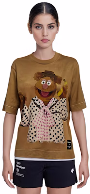 (W) Moncler FW21 Camiseta Beige Gráfica The Muppets Crewneck G20948C00003829JS220 2
