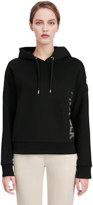 (W) Moncler FW22 Hoodie Sweatshirt Hitam Logo Print. H20938G00014809KF999 Purchase (W) Moncler FW22 Hoodie Sweatshirt Hitam Logo Print. H20938G00014809KF999