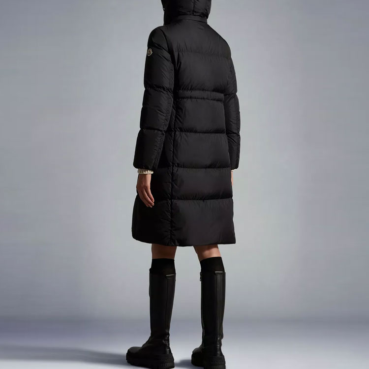 (Women) Moncler FW22  Black Mid-Length Down Jacket with Detachable Hood. H20931C0001253A5E999 圖 4