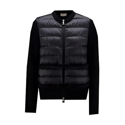 (Women) Moncler FW22 Black Quilted Down Jacket with Zipper Details. H20939B00006M1939999