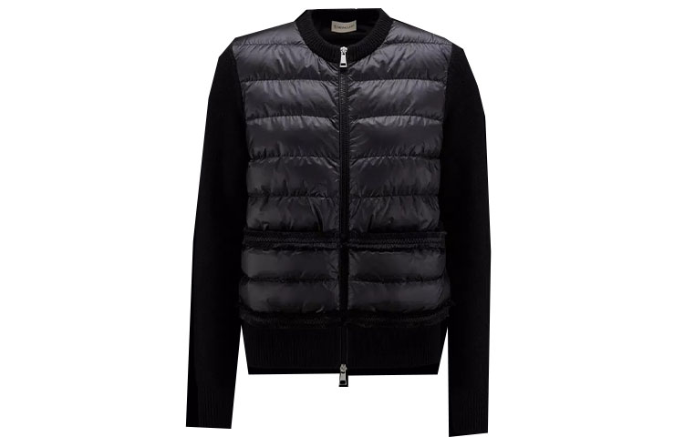 (Women) Moncler FW22  Black Quilted Down Jacket with Zipper Details. H20939B00006M1939999 圖 2