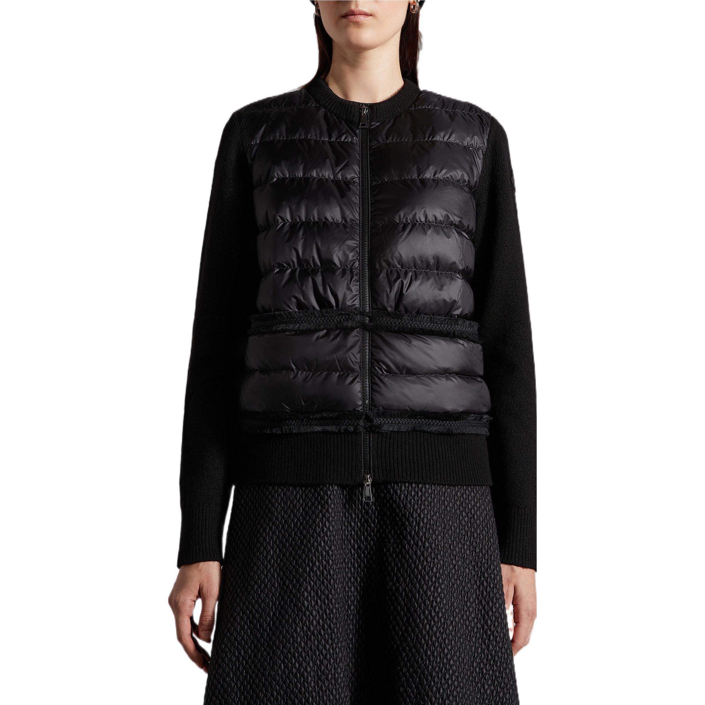 (Women) Moncler FW22  Black Quilted Down Jacket with Zipper Details. H20939B00006M1939999 圖 3