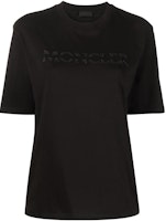 (W) Moncler FW22 黑色寬鬆版字母印花設計T恤 H20938C00017829H8999 Order (W) Moncler FW22 黑色寬鬆版字母印花設計T恤 H20938C00017829H8999