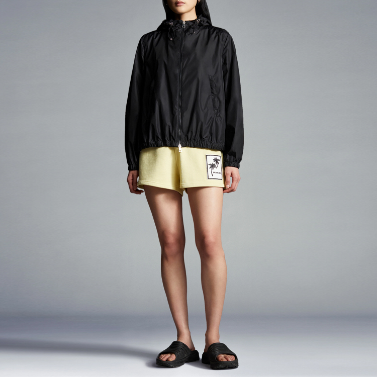 (Women) Moncler FW22  Black Solid Straight Fit Zip-Up Hooded Jacket. H10931A00097539YH999 圖 3