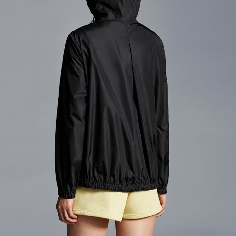 (Women) Moncler FW22  Black Solid Straight Fit Zip-Up Hooded Jacket. H10931A00097539YH999 圖 4