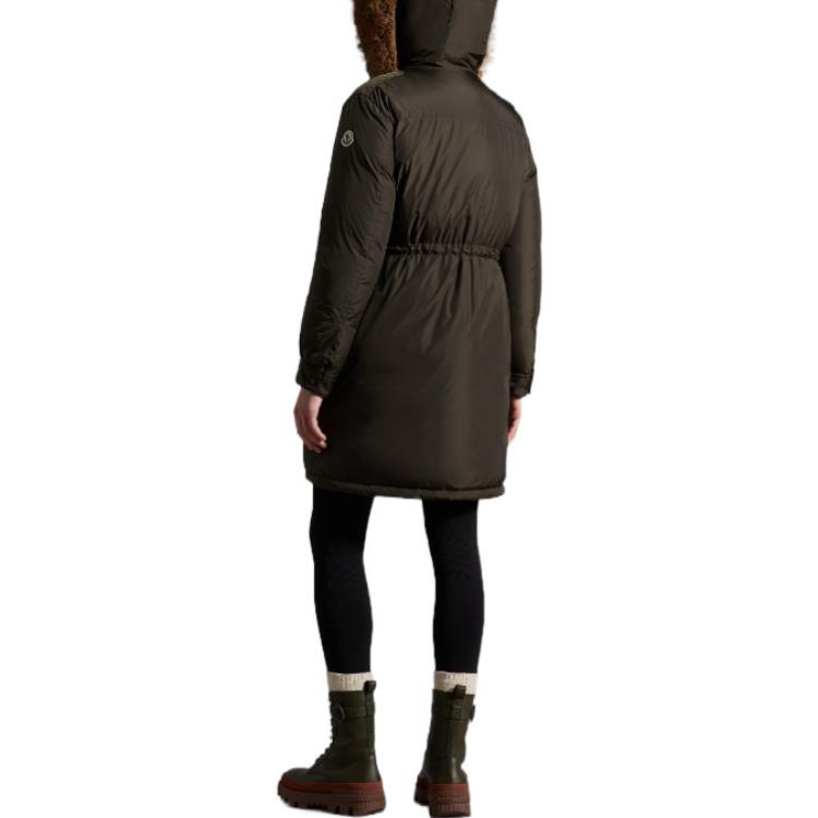 Purchase (W) Moncler FW22 綠色連帽羽絨外套附Logo及多口袋設計 H20931C00044539YH835