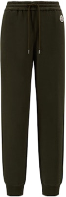 (Women) Moncler FW22 Green Jogger Sweatpants with Logo Patch and Drawstring. H20938H00012809LC833 Buy (Women) Moncler FW22 Green Jogger Sweatpants with Logo Patch and Drawstring. H20938H00012809LC833