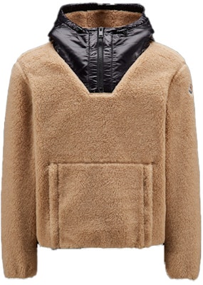 (W) Moncler FW22 半拉鍊袋鼠口袋連帽上衣褐色款。 H20938G000118909H221 Order (W) Moncler FW22 半拉鍊袋鼠口袋連帽上衣褐色款。 H20938G000118909H221