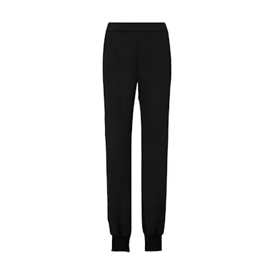 (Women) Moncler FW22 High-Waisted Jogger Pants Black H20932A00012595VW999