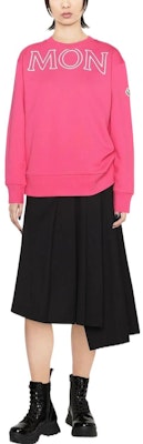 (W) 盟可睐 FW22 字母印花粉色套头卫衣 H20938G00029809KX520 Lookbook (W) 盟可睐 FW22 字母印花粉色套头卫衣 H20938G00029809KX520