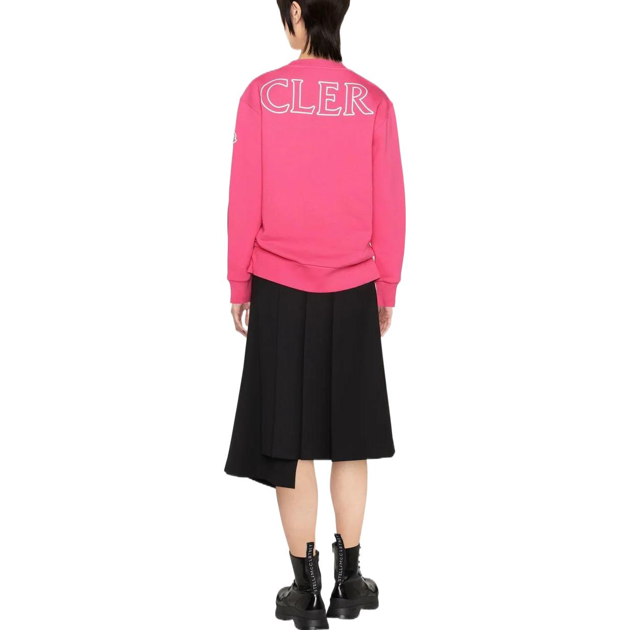 Shop (W) 盟可睐 FW22 字母印花粉色套头卫衣 H20938G00029809KX520