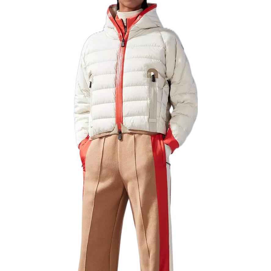 (Women) Moncler FW22  Off-White Hooded Zip Long Sleeve Down Jacket. H20981A0001153333 圖 3