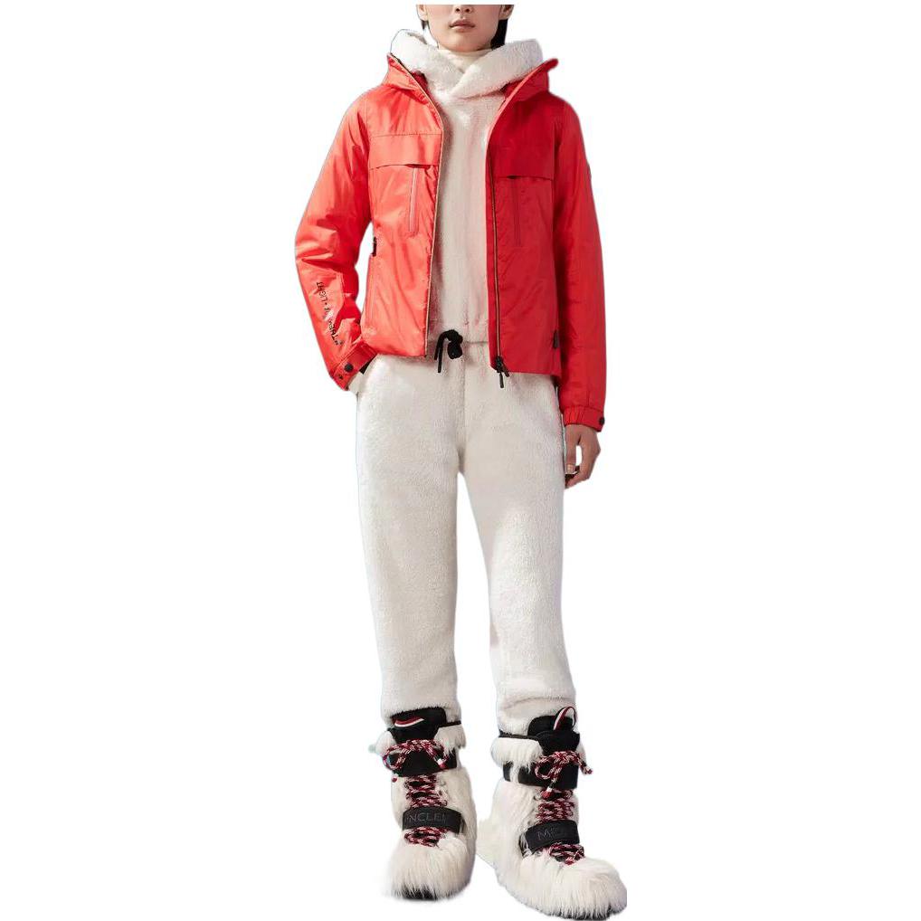 (Women) Moncler FW22  Red Long Sleeve Zip Jacket with Letter Print. H20981A00007595YJ435 圖 3