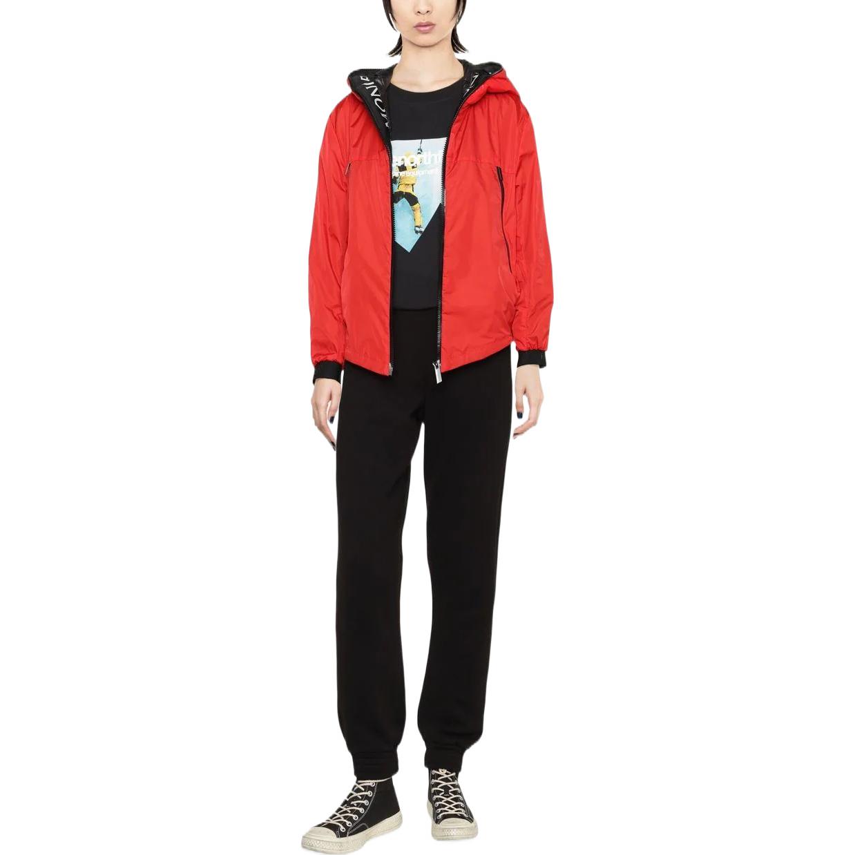 (Women) Moncler FW22  Red Solid Hooded Jacket H20931A00089539YH 圖 3