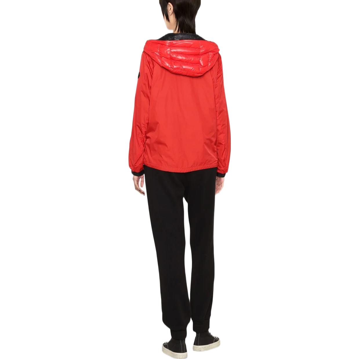 (Women) Moncler FW22  Red Solid Hooded Jacket H20931A00089539YH 圖 4