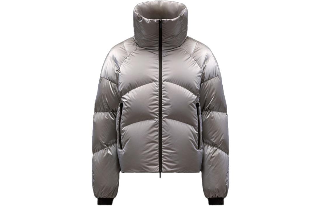 (Women) Moncler FW22  Silver Quilted Short Down Jacket Winter Warmth H20931A0003553A3H915