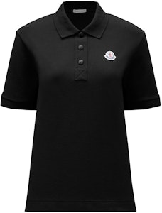 (W) Moncler FW22 素色休閒黑色 Polo 衫 H20938A0000384720999 Buy (W) Moncler FW22 素色休閒黑色 Polo 衫 H20938A0000384720999