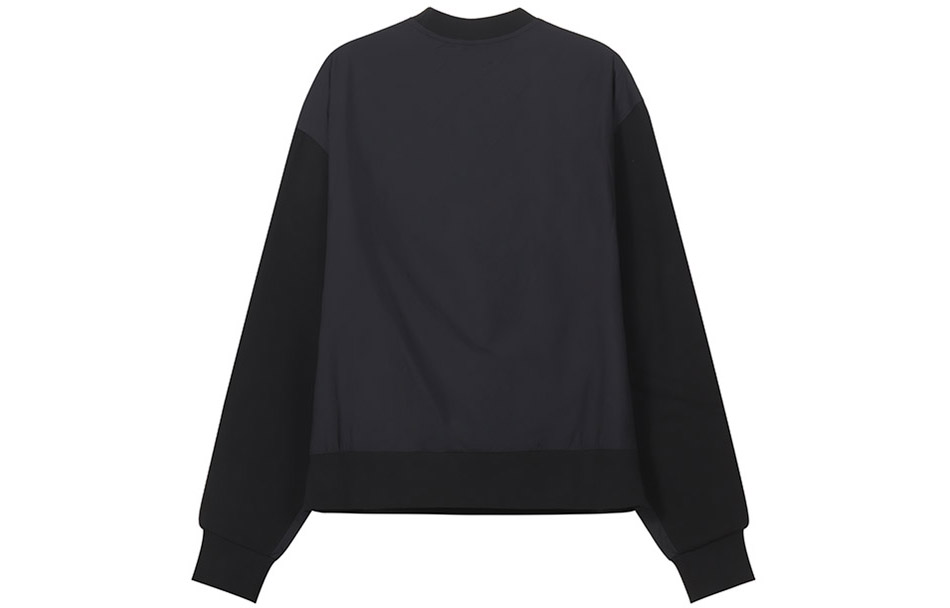 Lookbook (W) モンクレール FW22 ソリッド ロゴ クルーネック スウェットシャツ ステラーブラック H20938G00028809KX999