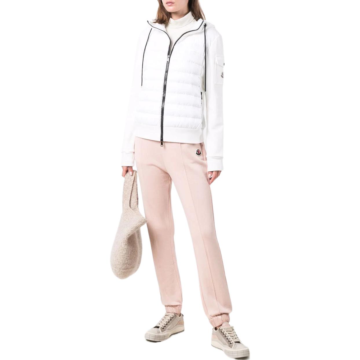 (Women) Moncler FW22  White Colorblock Quilted Zip-Up Hooded Down Jacket G20938G00028809DH032 圖 3