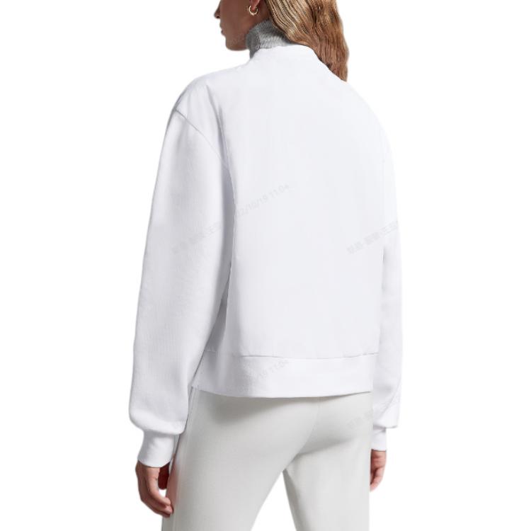 Purchase (W) モンクレール FW22 ホワイト 刺繍ロゴ クルーネック プルオーバー スウェットシャツ H20938G00028809KX001