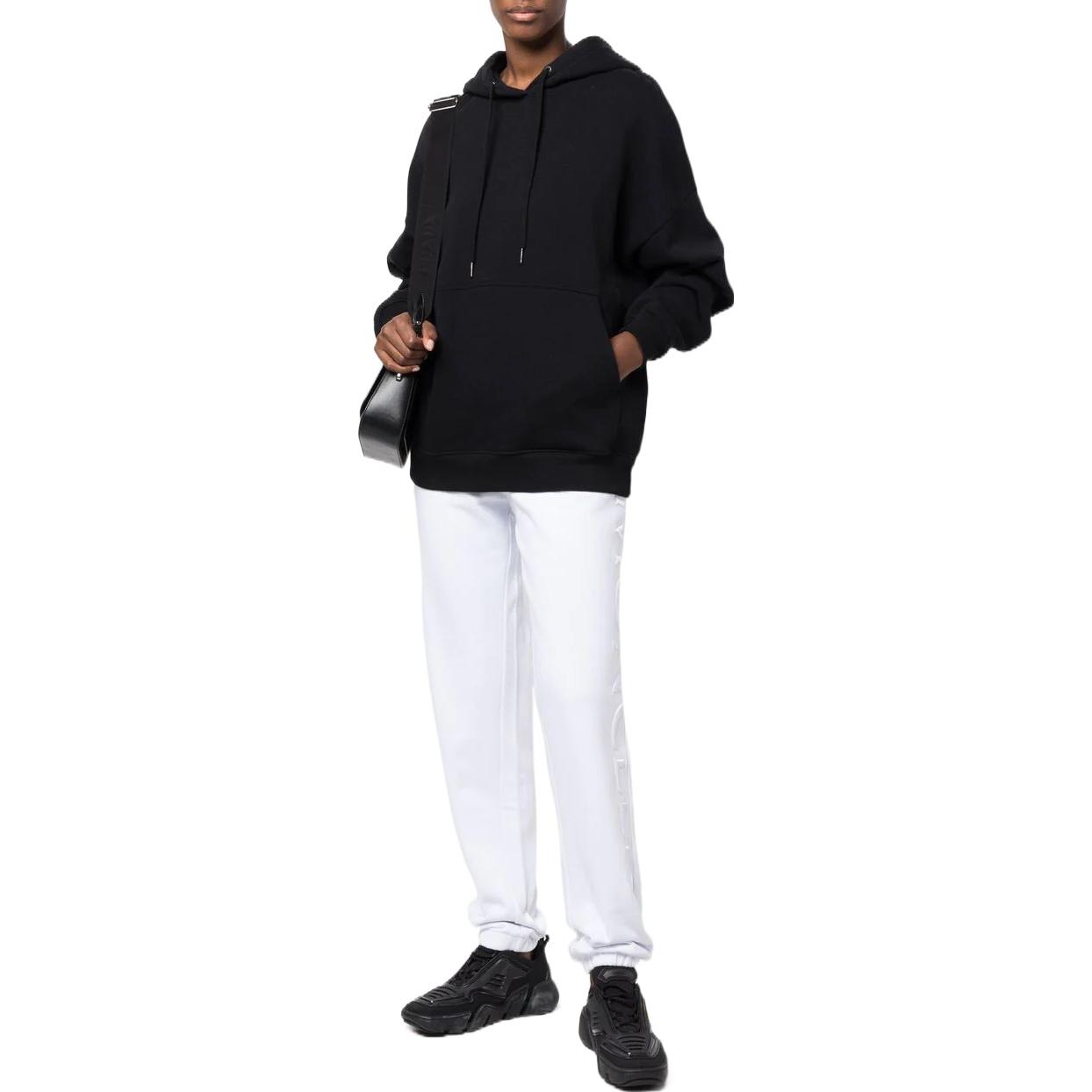 Lookbook (Women) Moncler FW22  White Logo Embossed Jogger Knit Sweatpants. H20938H0001480451