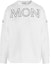 Order (W) 몽클레르 FW22 화이트 로고 프린트 크루넥 긴팔 스웨트셔츠. 8G00029809KX034