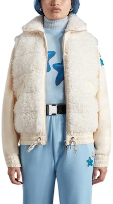 (W) 몽클레르 FW22 화이트 지퍼 스탠드 칼라 롱슬리브 스웨트셔츠. H20938N00004M2054032 Lookbook (W) 몽클레르 FW22 화이트 지퍼 스탠드 칼라 롱슬리브 스웨트셔츠. H20938N00004M2054032