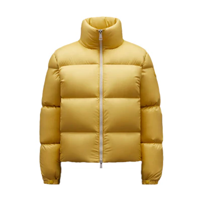 (Women) Moncler FW22 Yellow Zip-Up Down Jacket. H20931A0003257613148