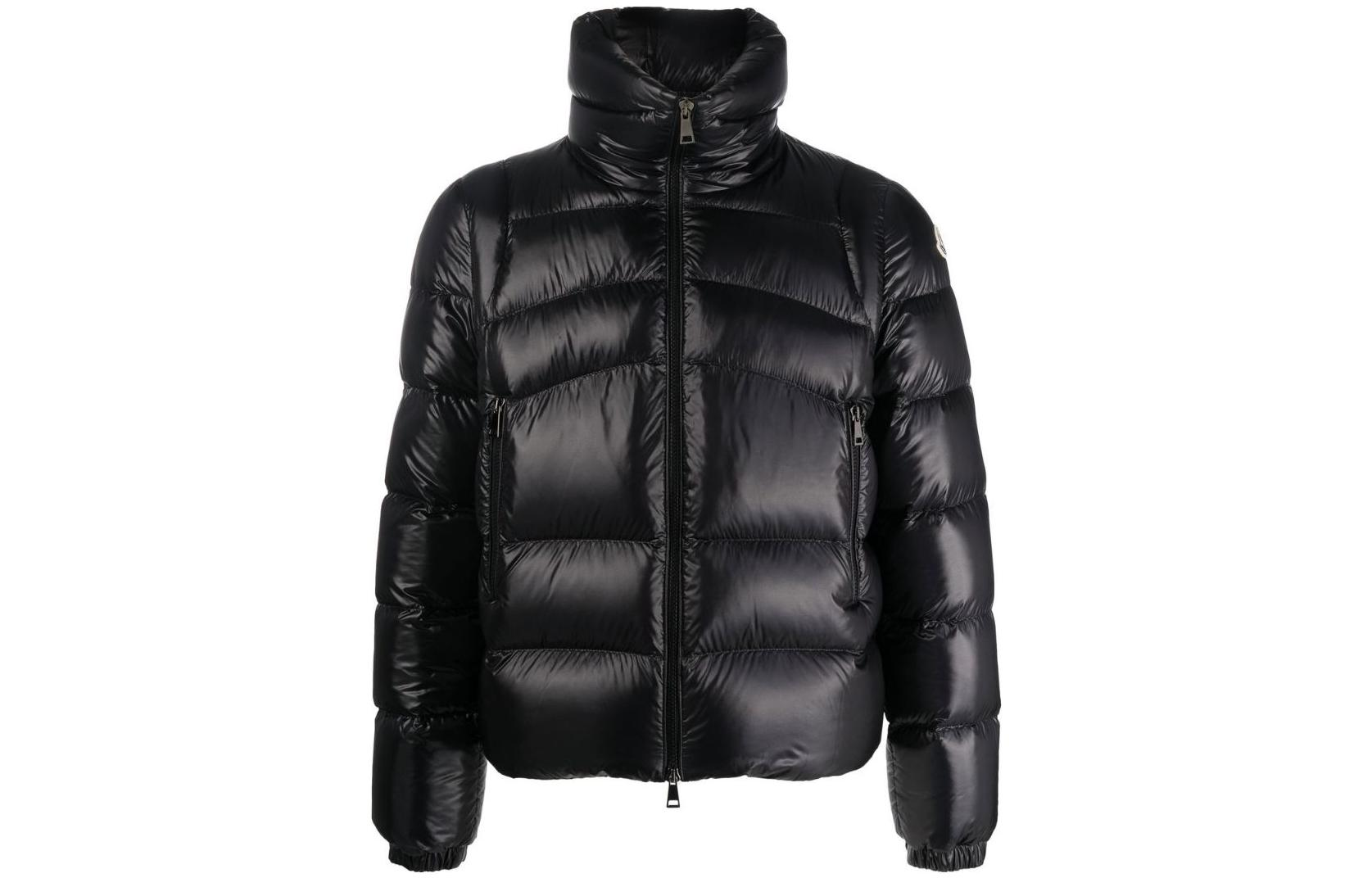 (Women) Moncler FW22 Abuert  Black Quilted Puffer Jacket Relaxed Fit Casual H20931A00047539AQ999