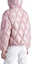 Sizing (W) Moncler FW22 Jaket Pendek Quilted Hooded Down Anthon Pink Stylish. H20931A00019595B1526