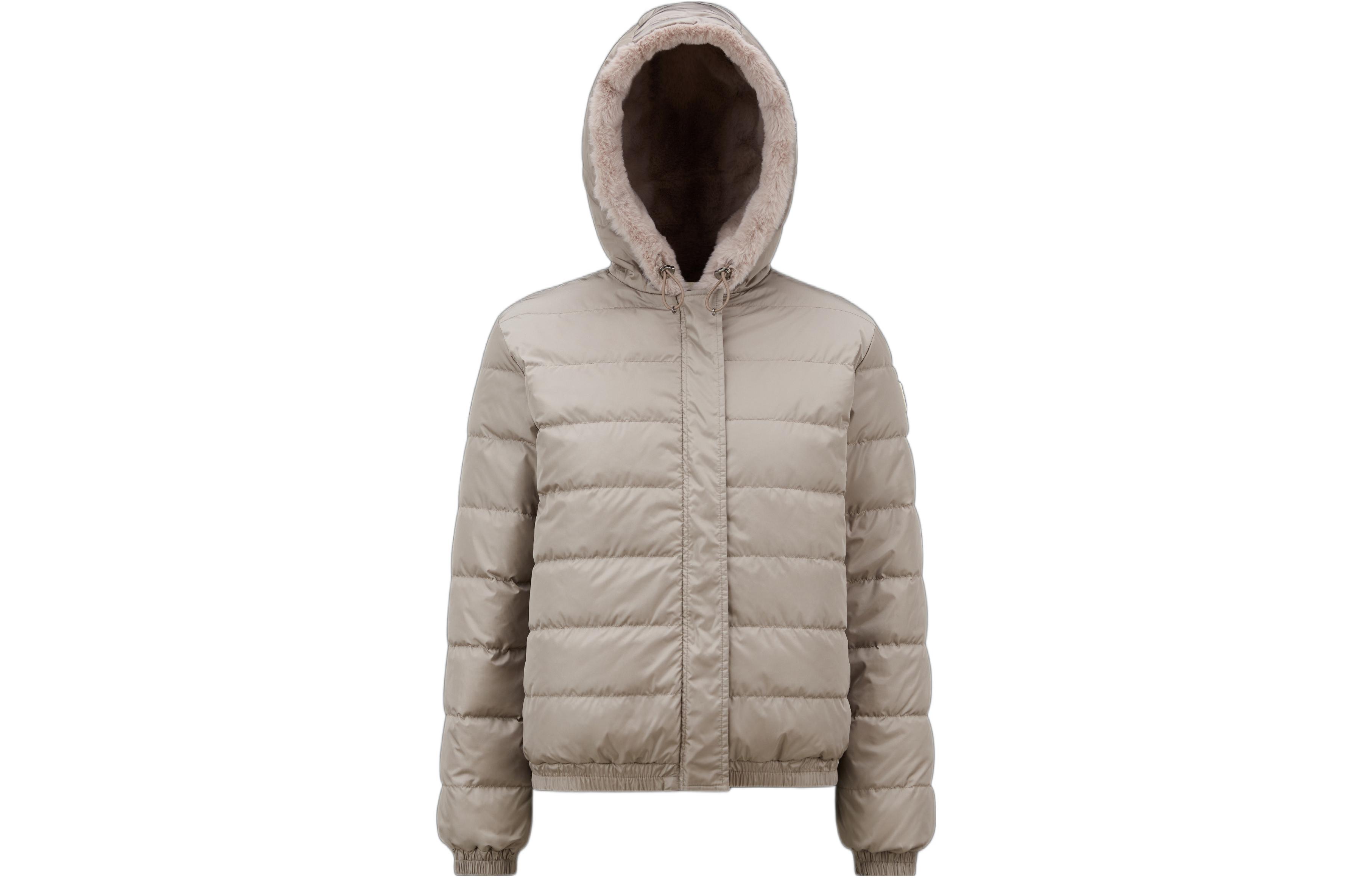 (Women) Moncler FW22 Beige Reversible Quilted Logo Hooded Down Jacket for Women. H20931A00110899SG229 圖 2