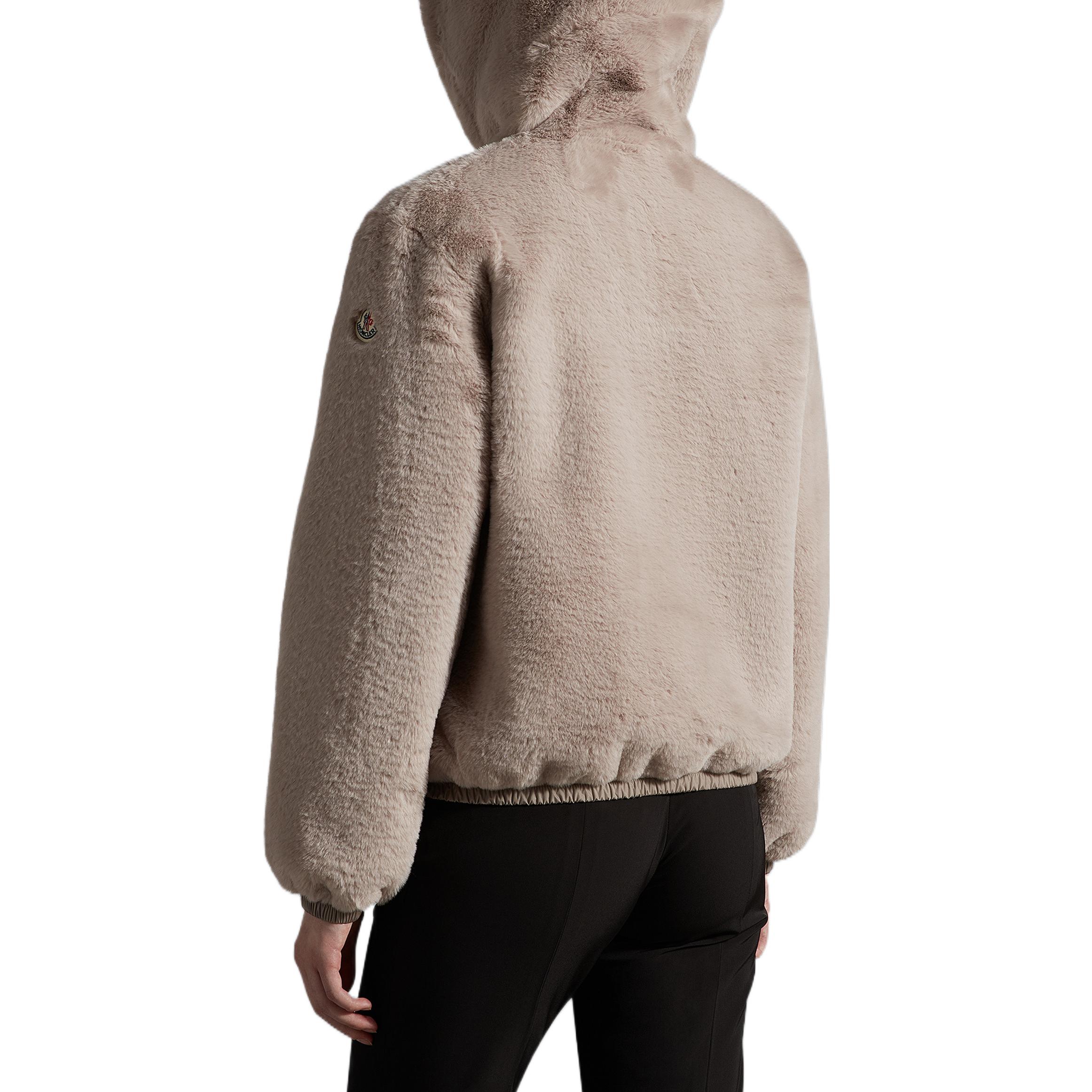 (Women) Moncler FW22 Beige Reversible Quilted Logo Hooded Down Jacket for Women. H20931A00110899SG229 圖 5