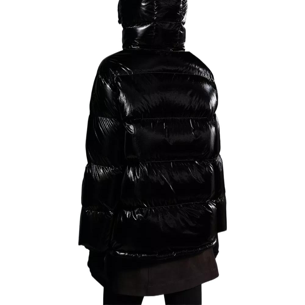 (Women) Moncler FW22 Black Glossy Quilted Waterproof Down Jacket Women H20931A0010653A3H999 圖 5