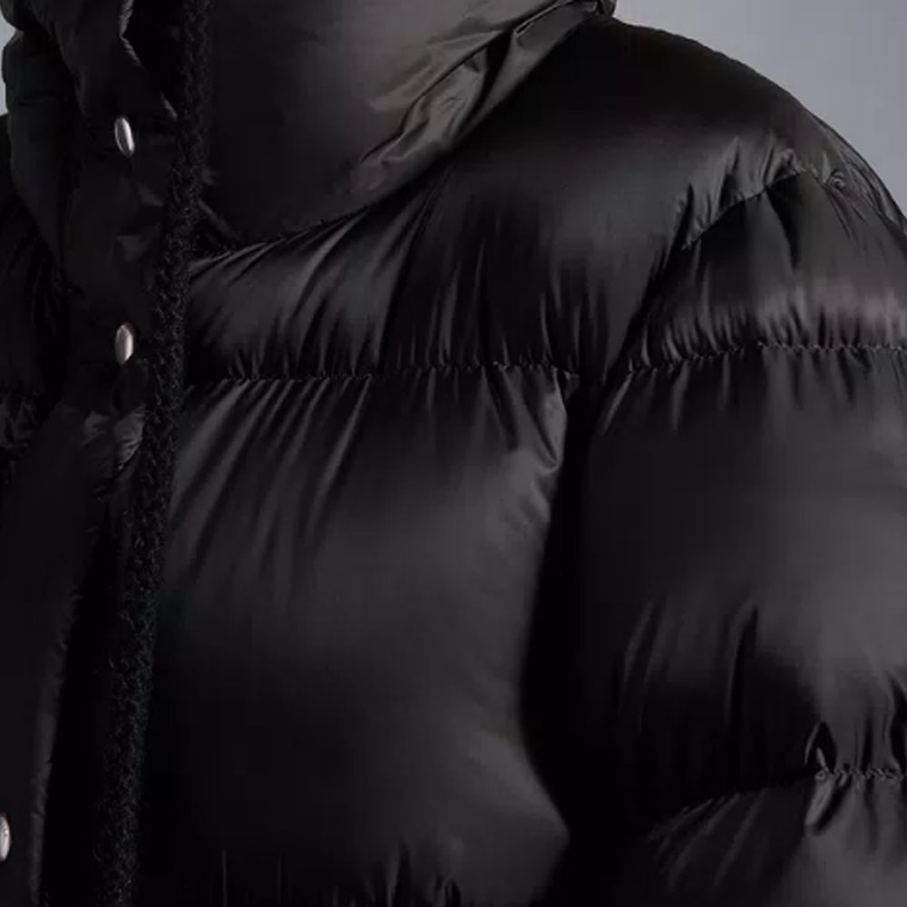 (Women) Moncler FW22 Black Solid Color Hooded Down Jacket H20941A00001M1998999 圖 6