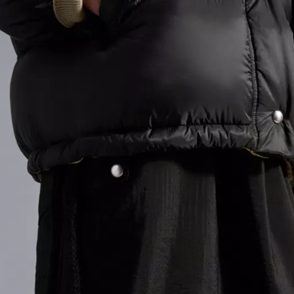 (Women) Moncler FW22 Black Solid Color Hooded Down Jacket H20941A00001M1998999 圖 7