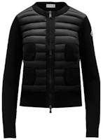 (Women) Moncler FW22 Black Zipped Knit Jacket H20939B51000A9018999 (Women) Moncler FW22 Black Zipped Knit Jacket H20939B51000A9018999